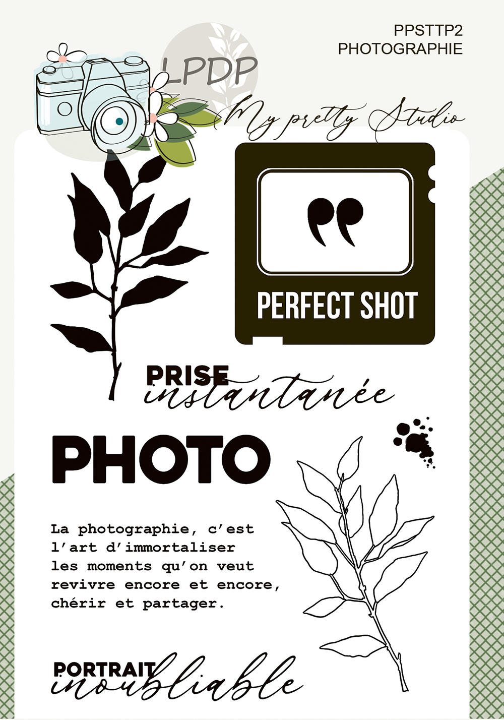 Tampon clear My Pretty Studio - PHOTOGRAPHIE